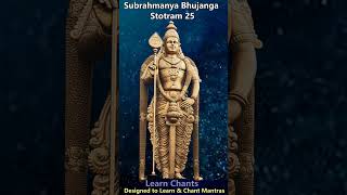 Subrahmanya Bhujanga Stotram 25 [upl. by Merill]