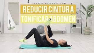 Ejercicios para reducir cintura y tonificar abdomen  GymVirtual [upl. by Enyalahs]