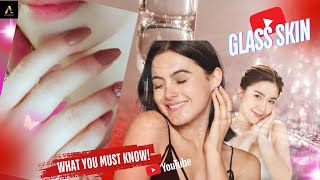 Glass Skin kaise paye  How to get Korean Glass Skin  How to get Glass Skin naturally at home 💥✨ [upl. by Sharla]