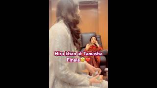 Hira khan at Tamasha Finale🤩❤️trending tamashaseason3 ytshort hirakhan wajeehakhan aqeelmalik [upl. by Lunette]