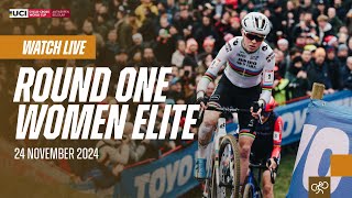 LIVE ​ Women Elite  R1 Antwerpen BEL  202425 UCI Cyclocross World Cup [upl. by Chamkis]