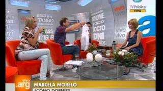 Vivo en Argentina  Invitada Marcela Morelo  301211 2 de 2 [upl. by Novelc900]