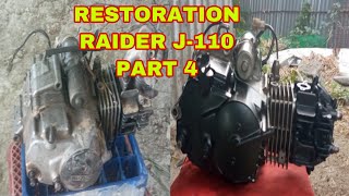 Raider j 110 Restoration  Engine rebuild  Part 4 [upl. by Mead]