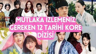 Mutlaka İzlemeniz Gereken 12 Tarihi Kore Dizisi [upl. by Aved]