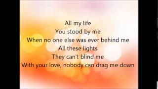 Drag Me Down  Kurt Hugo Schneider amp Sam Tsui amp Megan Nicole  Lyrics [upl. by Redyr]