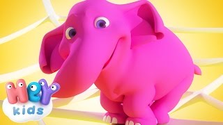 Un Elefante Se Balanceaba  Canción Infantil  HeyKids [upl. by Armilla24]