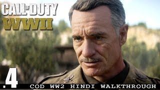 Call Of Duty WW2 PS4 Pro Hindi Walkthrough 4 quotSOEquot COD WWII [upl. by Humfrid]