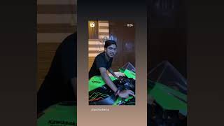 LOUD EXHAUST SYSTEM 😅😅 automobile duke390 zx10r [upl. by Betta]