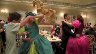 Drizella and Anastasia Jonathan Proposes and they all dance at 1900 Park Fare Dec 2012 [upl. by Delaryd]