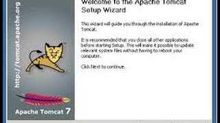 How to download and install apache tomcat on windows 7 [upl. by Fabron]