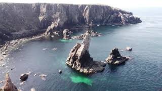 Mangersta Sea Stacks Uig Isle of Lewis Outer Hebrides [upl. by Nemraciram]