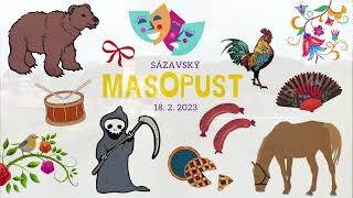 Sázavský Masopust 1822023 [upl. by Dnartreb]