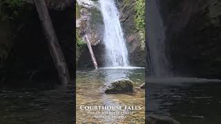 Courthouse Falls  Pisgah National Forest  NC  USA waterfall pisgahnationalforest hiking [upl. by Inva]