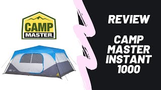 Campmaster Instant Cabin 10 Person  REVIEW [upl. by Tanhya431]