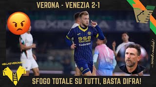 VERONA  VENEZIA 21 SFOGO CONTRO TUTTO e TUTTI DI FRANCESCO ZANETTI TENGSTEDT SERIE A DERBY [upl. by Hazlett]