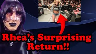 quot🚨😱Rhea Ripley Makes Epic WWE Return Shocking Moments on Monday Night RAWquot [upl. by Lidaa]