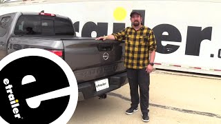 Installation Guide for the etrailer Trailer Hitch Receiver on a 2022 Nissan Frontier [upl. by Howlond]