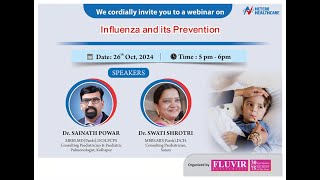 Influenza and its Prevention by Dr Swati Shrotri on 26th Oct at 5 PM [upl. by Bowra53]