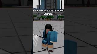 Finally making the best color code roblox shorts fyp heroesbattlegrounds [upl. by Arlo]