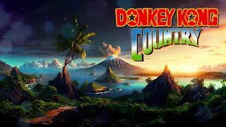 Donkey Kong Country Relaxing Music from Entire Series  Tropical Island with Ambience [upl. by Danila]