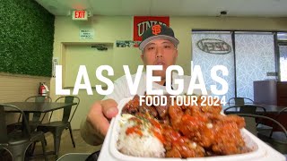 LAS VEGAS FOOD TOUR 2024  LEFTYJ’S  CHUBBY CATTLE  MATIKI ISLAND BBQ  GUN RANGE AND MORE [upl. by Acinomahs594]