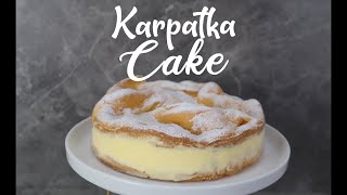 KARPATKA Carpathian vanilla cream cake  cream puff cake [upl. by Aiouqahs378]