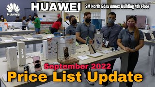 Huawei Price List Update September 2022 Huawei Mate Xs 2 Nova 9 9 SE Y90 Y70 P50 P50 Pro [upl. by Adehsar]