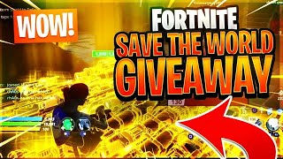 🔴LIVE🔴 STW GIVEAWAY STW FORTNITE [upl. by Zingg]