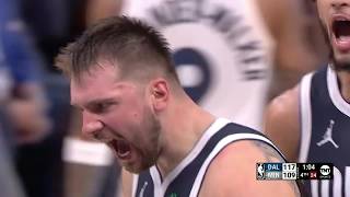 Luka Doncic hits a DEEP DAGGER 3 vs the Timberwolves 🎯  NBA on ESPN [upl. by Kan]