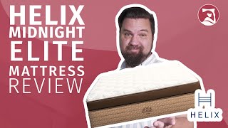 Helix Midnight Elite Mattress Review  Is It The Bed Of Your Dreams [upl. by Orgel]