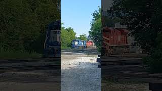 The Last of the Greats GATX GP382 2687 at the Vermont Railway Yard in Rutland Vermont 71024 [upl. by Hymie]