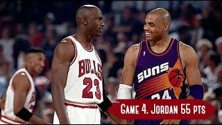 NBA Finals 1993 Phoenix Suns vs Chicago Bulls  Game Highlights  Game 4  Jordan 55 HD 720p60fps [upl. by Zobe56]