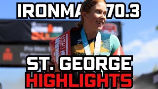 2024 IRONMAN 703 St George  Womens Full Highlights with Commentary and Analysis [upl. by Reema448]