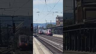 Two Eurostar thalys train at Aachen line [upl. by Halueb]