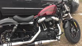 Harley Davidson Forty Eight XL1200 2017 Sound [upl. by Deckert]