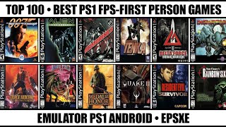 Top 100 Best FPS And First Person Games For PS1  Best PS1 Games  Emulator PS1 Android [upl. by Aimik]