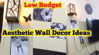 How To Decor Room Wall In Low Budget🌸 Daily Life Housewife Vlog [upl. by Fotzsyzrk559]