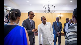 PRESIDENT KAGAME HOSTS AU REFORMS MEETING [upl. by Swenson]