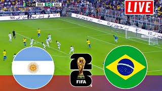 Argentina vs Brazil Live Score Ruslt football  FIFA World Cup Qualifiers  আর্জেন্টিনা বনাম ব্রাজিল [upl. by Lyret]