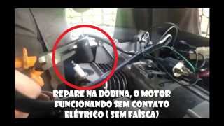 Fazendo motor 2 tempos funcionar sem bobina sem truques [upl. by Worra]