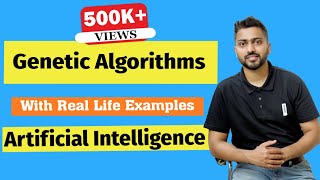 Genetic Algorithm in Artificial Intelligence in Hindi  Simplest Explanation with real life examples [upl. by Eleirbag]