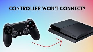 PS4 Controller Wont Connect  This is the EASY fix [upl. by Dona]