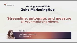 Getting Started With Zoho MarketingHub [upl. by Keon843]