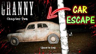 Car Escape In Granny Chapter Two  Unofficial Mod [upl. by Yrek]