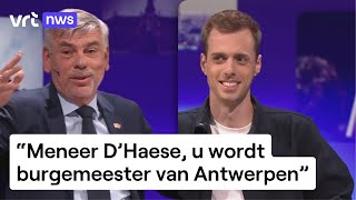 Filip Dewinter en Jos DHaese over verkiezingsuitslag in Antwerpen [upl. by Klapp]