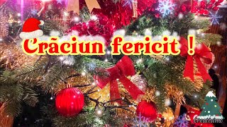 🎀SĂRBĂTORI FERICITE 🎄 CRĂCIUN FERICIT ⛄LA MULȚI ANI  Felicitări urări și mesaje de Crăciun [upl. by Norword]