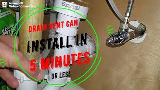 can Add Drain Vent in minutes under sink trap [upl. by Slerahc860]