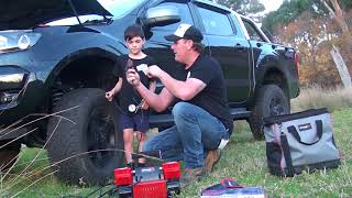 DriveTech4X4 Compressor there so easy your kids can use them [upl. by Aihsik]