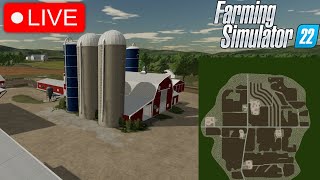 AUTUMN OAKS FS22 FIRST LOOK Live  Westby Wisconsin 4x  Farming Simulator 22 [upl. by Whorton]