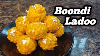 Boondi Ladoo Recipe  Moist amp Juicy Boondi  Instant Recipe  New Simple Trick With Halwai Style [upl. by Bohman]